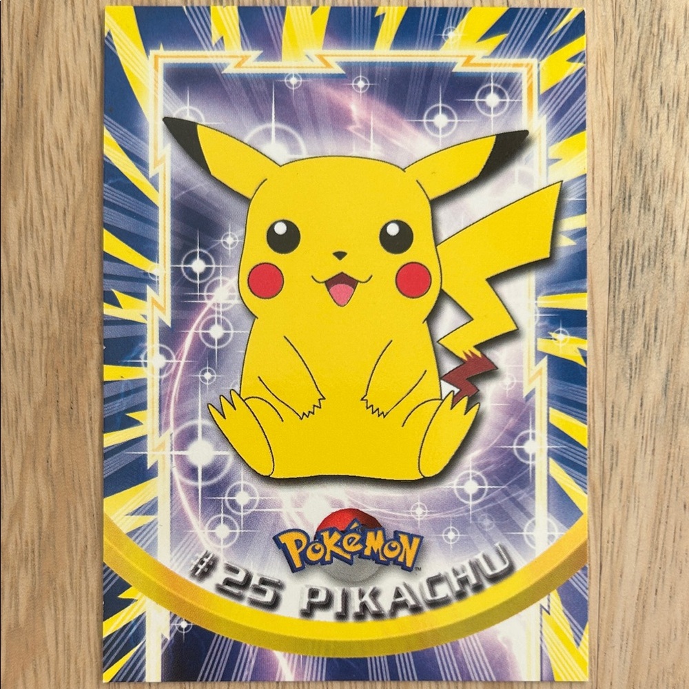 Pokemon #25 Pikachu Card